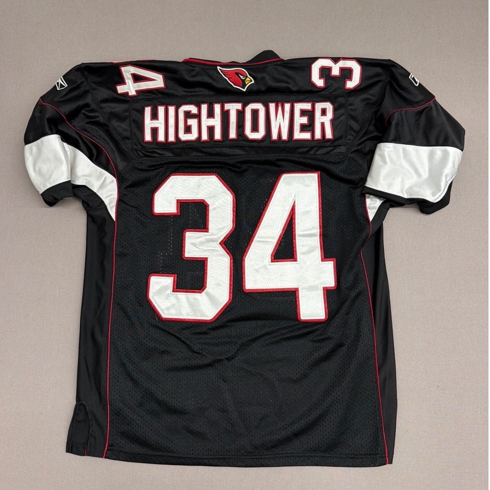Reebok NFL Arizona Cardinals Tim Hightower 34 Stitched Jersey Mens 48 Black